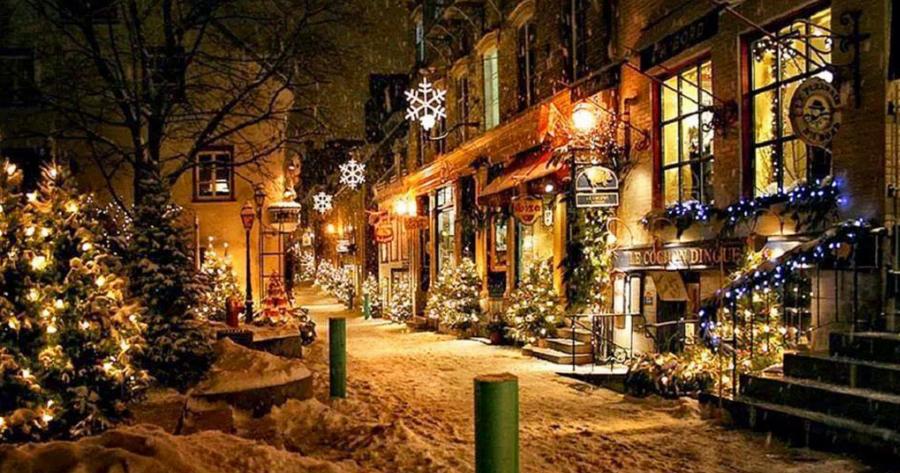 Χριστούγεννα στο Κεμπέκ του Καναδά! Φωτισμένα καλντερίμια, πέτρινα σπιτάκια του 17ου αιώνα και μπόλικο χιόνι