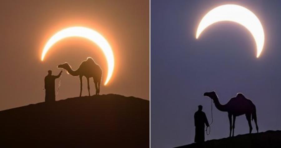 Μία από τις ωραιότερες φωτογραφίες από ηλιακή έκλειψη που είδαμε ποτέ