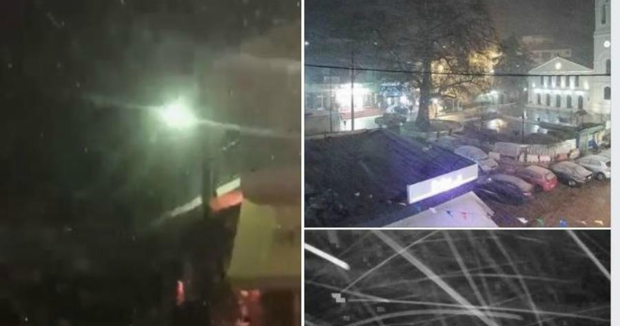 Χιονίζει στα ορεινά της Θεσσαλονίκης και της Χαλκιδικής