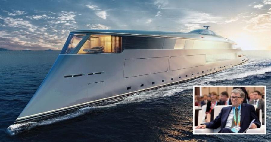Ο Μπιλ Γκέιτς αγόρασε το υπερπολυτελές γιοτ με 645 εκατ. δολάρια (Εικόνες)