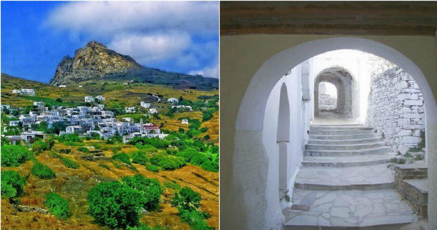 Το ελληνικό χωριό  της Τήνου που που μοιάζει με λαβύρινθο και δεν έχει πλατεία