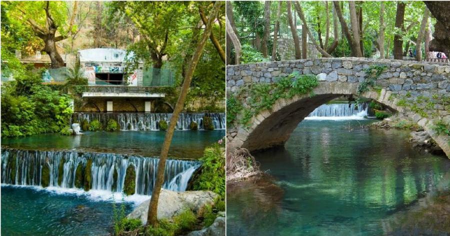 Η Ελληνική πόλη 1,5 ώρα από την Αθήνα με τους νερόμυλους, τους καταρράκτες, τα πέτρινα γεφύρια και τα αιωνόβια πλατάνια,