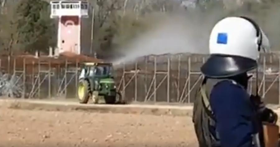 Έβρος: Αγρότης πήρε ανάποδες και ξεκίνησε να ψεκάζει με το τρακτέρ (Βίντεο)