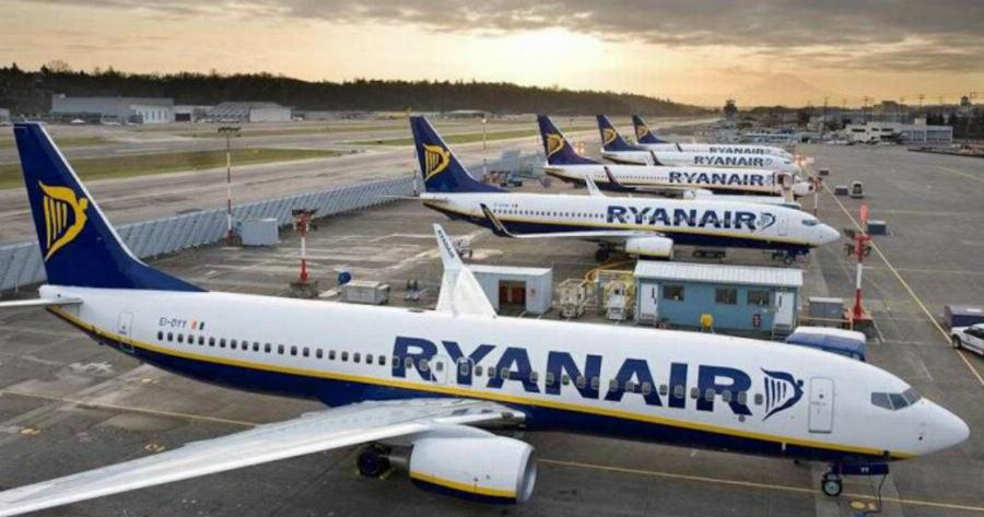 Το μήνυμα της Ryanair προς τους πελάτες της: “Δεν αναμένουμε να εκτελέσουμε πτήσεις τον Απρίλιο και το Μάιο”