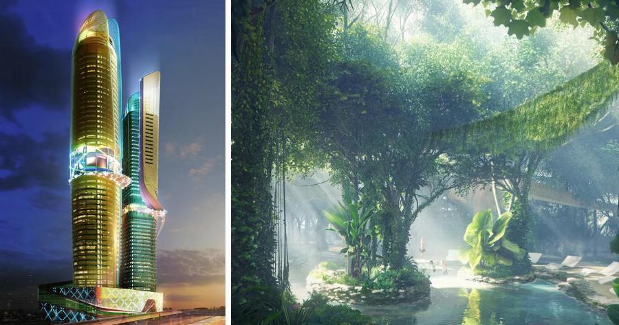 Αρχιτεκτονικό θαύμα! Το πρώτο ξενοδοχείο με δικό του εσωτερικό τροπικό δάσος είναι γεγονός και ανοίγει στο Ντουμπάι