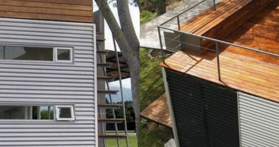 Το σπίτι κοντέινερ που έρχεται στο χώρο σου, κοιμίζει 4 άτομα και το εσωτερικό του είναι άνετο και σικ