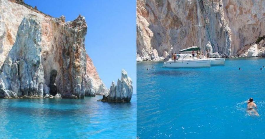 Πολύαιγος: Γνωρίστε τo μεγαλύτερο ακατοίκητο νησί του Αιγαίου με τις φυσικές πισίνες