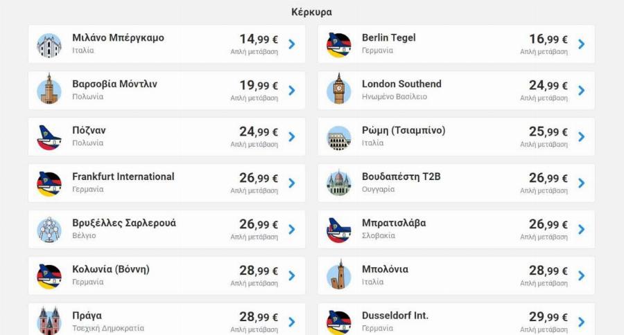 Ryanair προσφορές: Καλοκαιρινές πτήσεις με μόνο 14,99 ευρώ! Αναλυτικά οι προορισμοί