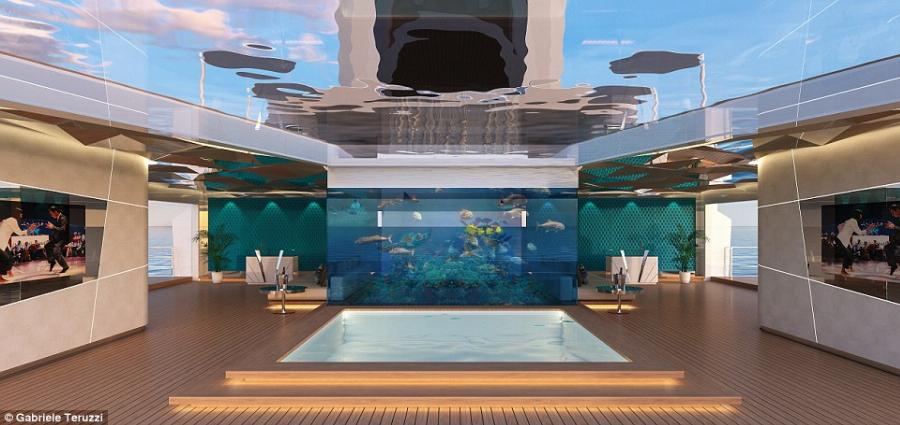 Σούπερ γιοτ 150 Μέτρων, Με Την 40άρα Πισίνα Και Το Πιο Απίστευτο Εσωτερικό Ενυδρείο Που Έχετε Δει Ποτέ!