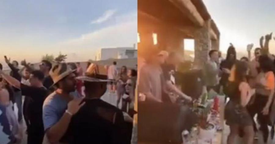 Μύκονος Βίλες: Απίστευτες Εικόνες! Έκλεισαν τα μαγαζιά και συνωστίστηκαν στις βίλες (vids)