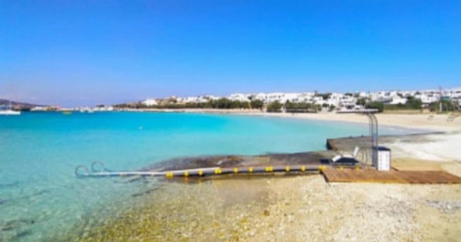 Κουφονήσια: Ράμπα για ΑμεΑ εγκαταστάθηκε σε παραλία