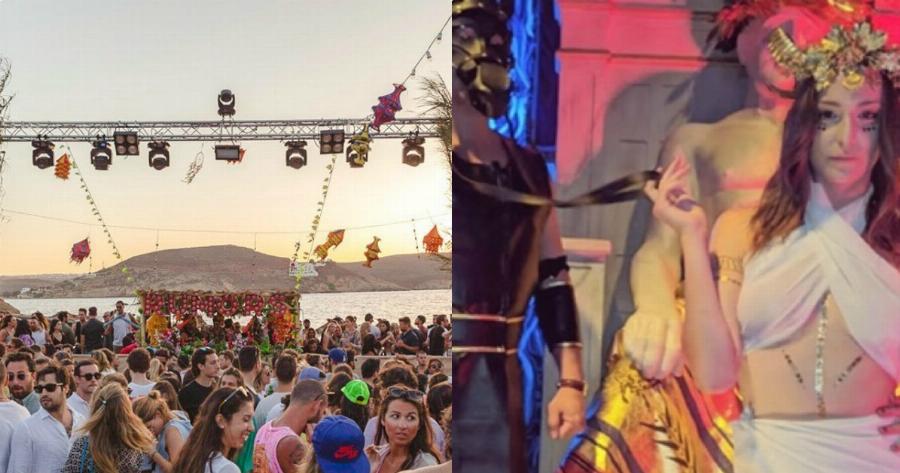 Μύκονος: Πρωτόγνωρες εικόνες συνωστισμού κόσμου σε beach bar και πριβέ πάρτι