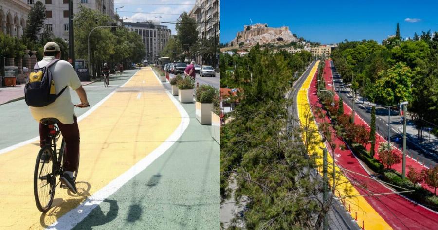 Μεγάλος Περίπατος: Δίνουν άλλη μια λωρίδα στα αυτοκίνητα στην Πανεπιστημίου