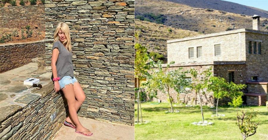 Αληθινός Παράδεισος! Για πρώτη φορά το εσωτερικού του σπιτιού της Μενεγάκη στα Αχλά της Άνδρου