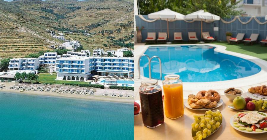 Σας προτείνουμε αυτό το 4στερο ξενοδοχείο στην Τήνο που μπορείς να μείνεις με λιγότερα από 50€ τη μέρα