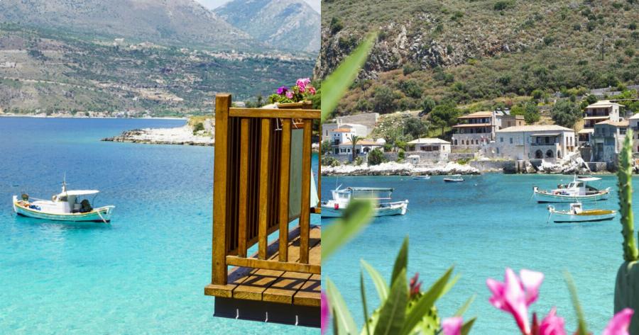 Δεν χρειάζεται πλοίο, έχεις κρυφές παραλίες με μαγικά νερά και μπορείς να μείνεις μόνο με 38€ τη μέρα