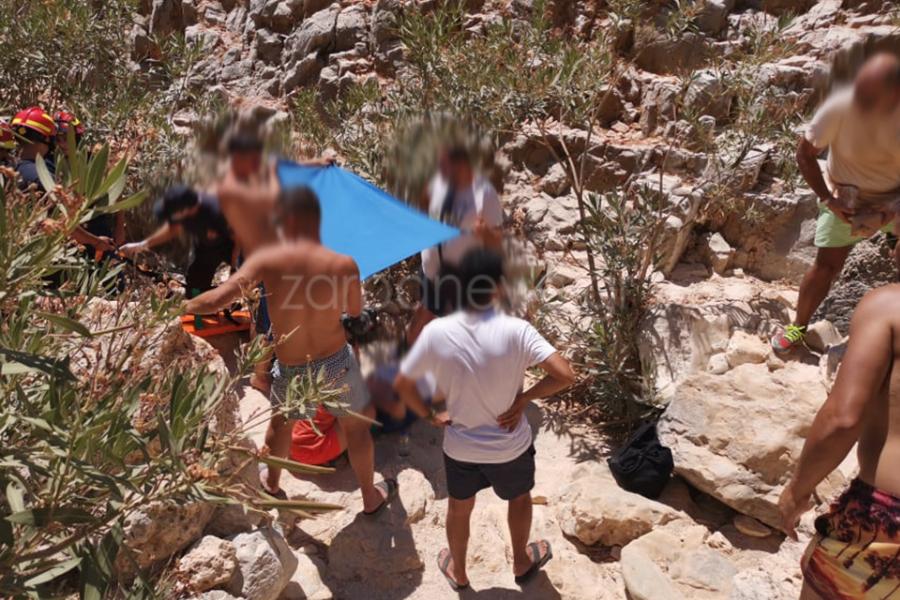 Κρήτη ατύχημα: Νεαρός έπεσε και τραυματίστηκε στα Σεϊτάν Λιμάνια στα Χανιά – Φωτογραφίες από το σημεί