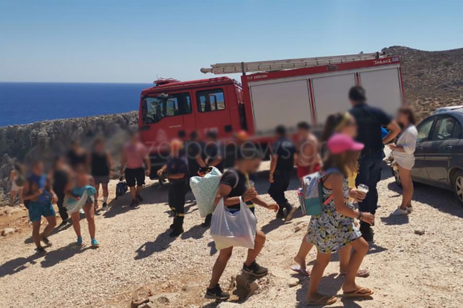 Κρήτη ατύχημα: Νεαρός έπεσε και τραυματίστηκε στα Σεϊτάν Λιμάνια στα Χανιά – Φωτογραφίες από το σημεί