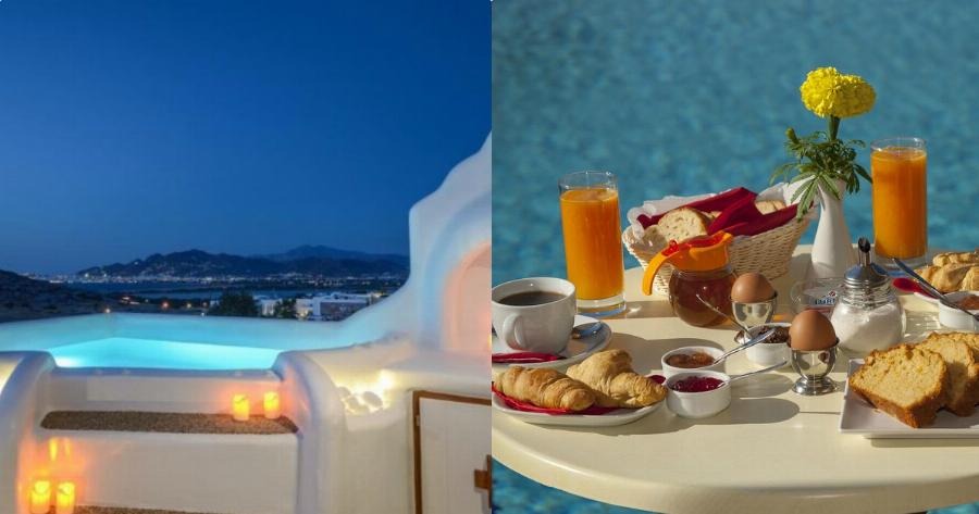 Ανακαλύψαμε σήμερα προσφορά ξενοδοχειάρας στη Νάξο για τον Αύγουστο και σας την παρουσιάζουμε