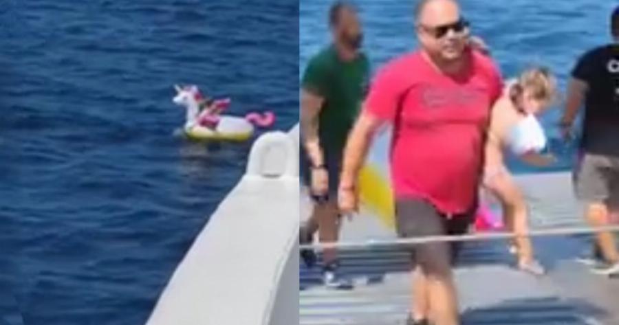 Αντίρριο φρίκη: Παιδάκι με φουσκωτό παρασύρθηκε στο Αντίρριο – Το έσωσε ferry boat!