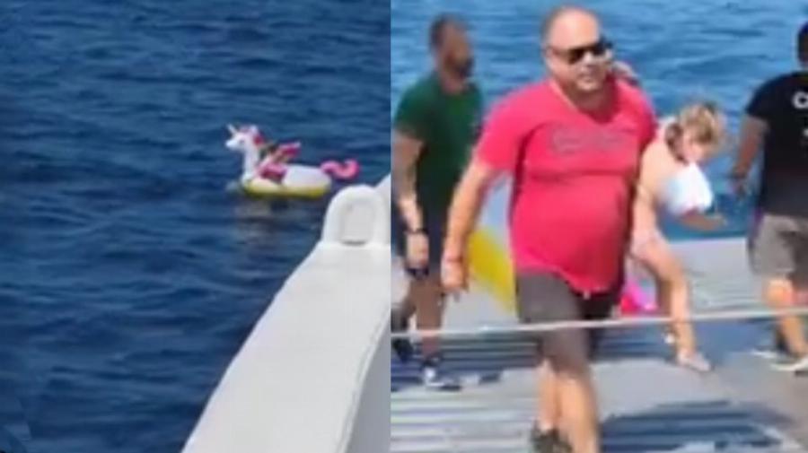Αντίρριο φρίκη: Παιδάκι με φουσκωτό παρασύρθηκε στο Αντίρριο – Το έσωσε ferry boat!