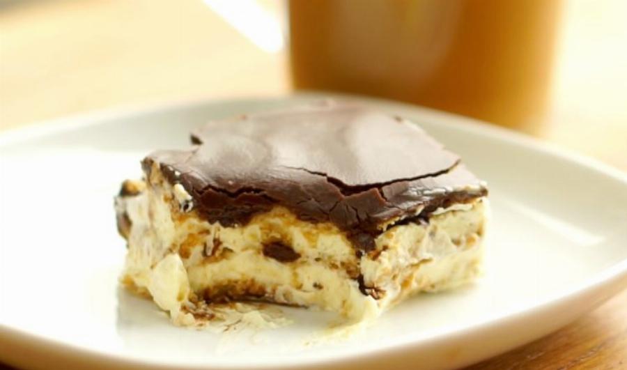 Γλυκό εκλέρ με απίστευτη γεύση που δεν χρειάζεται να να το ψήσεις