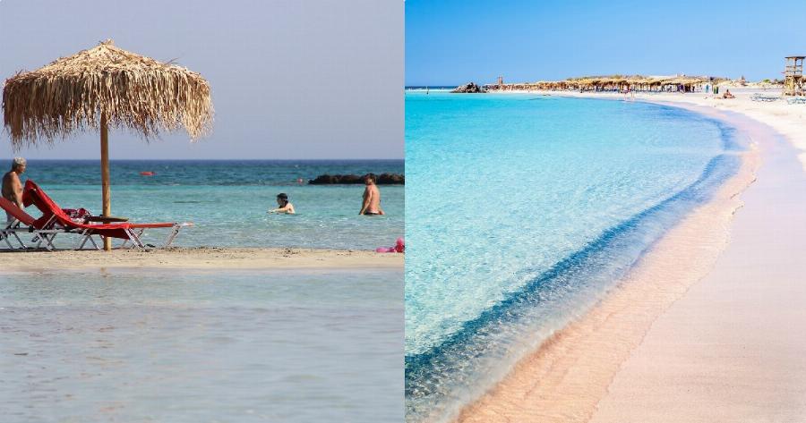 Έχει ροζ άμμο, καταγάλανα νερά που θυμίζουν Τζαμάικα, δεν έχει εισόδο και μπορείς να περάσεις με 20€ μπάτζετ