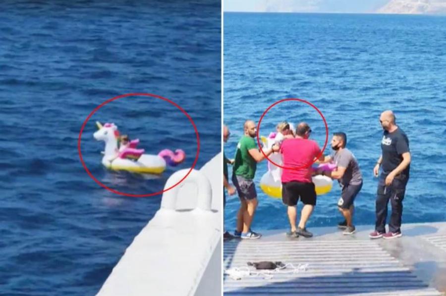 Η αλήθεια για τη διάσωση της 3χρονης στο Αντίρριο: Πως γλίστρησε από τα χέρια του μπαμπά της (video)