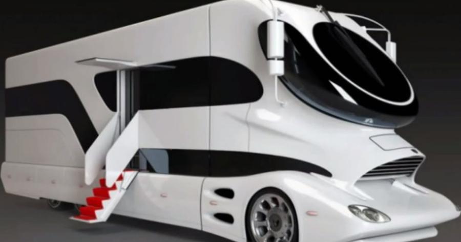 Μοιάζει με διαστημόπλοιο, είναι καλύτερο από πεντάστερο ξενοδοχείο και έχει μέχρι και μπαλκόνι στην οροφή