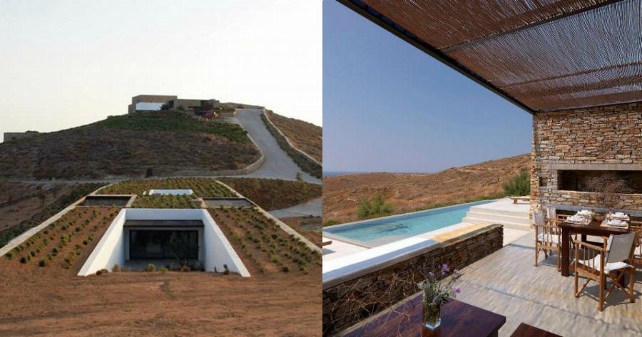 Αλώνι Αντίπαρος: Ένα μαγικό σπίτι 170τμ στην Αντίπαρο που έχει απίστευτη πολυτέλεια και μοιάζει με γέφυρα