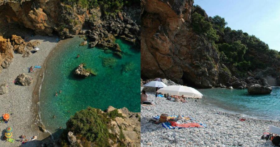 Είναι κρυμμένη, κολυμπας εντελώς δωρεάν, το ονόμα της θυμίζει δολοφόνο, έχει μαγικά νερά και μοιάζει με νησί όμως δεν είναι