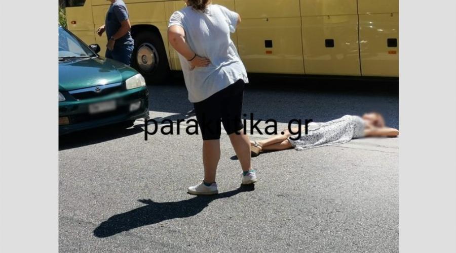 Γυναίκα Κρήτη: Γυναίκα ξάπλωσε στη μέση της εθνικής οδού – Έκπληκτοι οι διερχόμενοι