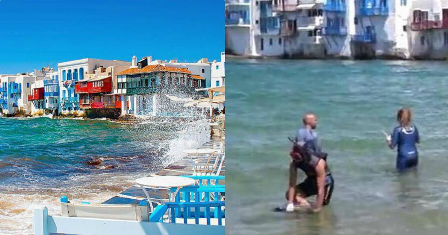 Μύκονος Μικρή Βενετία: Δείτε τι έβγαλαν μέσα από τη θάλασσα της Μικρής Βενετίας – Θλιβερές εικόνες