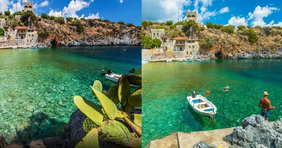 Η μυστική παραλία που έχουν γυριστεί ταινίες, έχει γαλαζοπράσινα νερά και είναι σαν να ξεπήδησε από παραμύθι