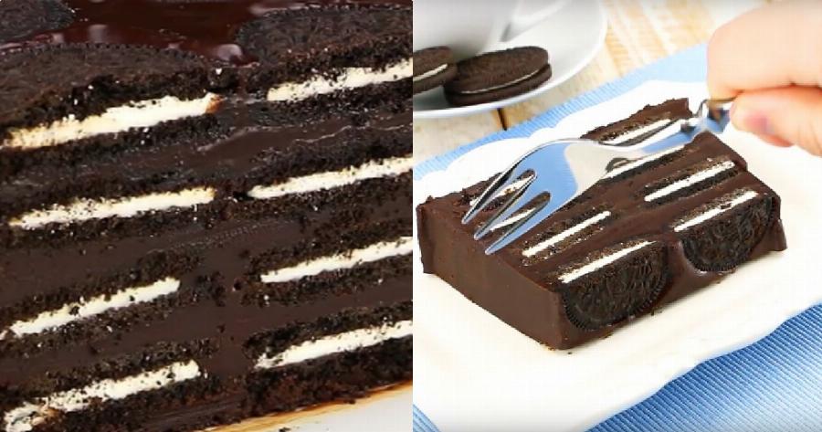 Γλυκός πειρασμός: Μπισκοτογλυκό με Oreo, με 4 υλικά και έτοιμο σε 15 λεπτά