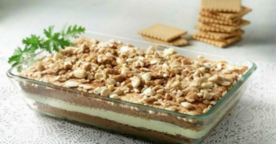 Μπισκοτογλυκό: Η απόλυτη καλοκαιρινή συνταγή με πτιμπερ και κρέμα σοκολάτα