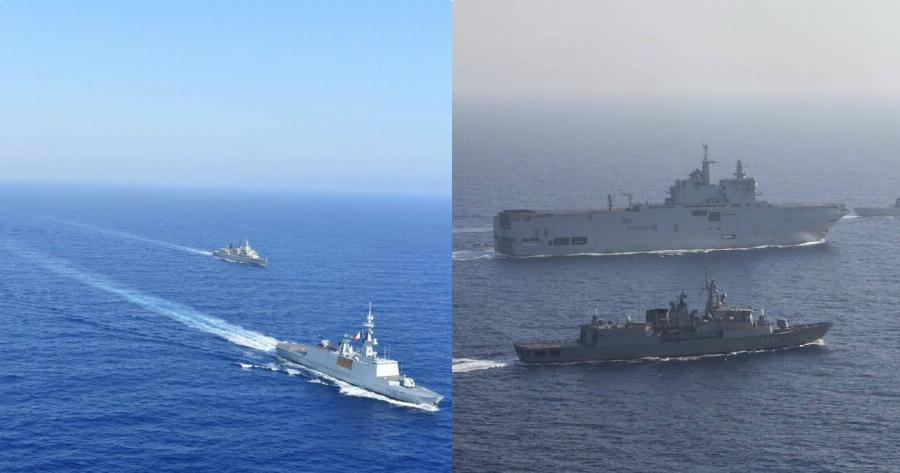 Ελληνογαλλική άσκηση: Εντυπωσιακές εικόνες και βίντεο από την κοινή άσκηση στην Ανατολική Μεσόγειο