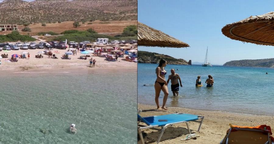 50 λεπτά από την Αθήνα, κρυμμένη έξω από το Σούνιο, χωρίς να πληρώσεις είσοδο και με καταγάλανα νερά σαν να είσαι στις Κυκλάδες