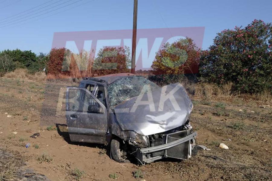 Πύργος τροχαίο: Το αμάξι γυναίκας έκανε τρεις τούμπες – Γλίτωσε από θαύμα