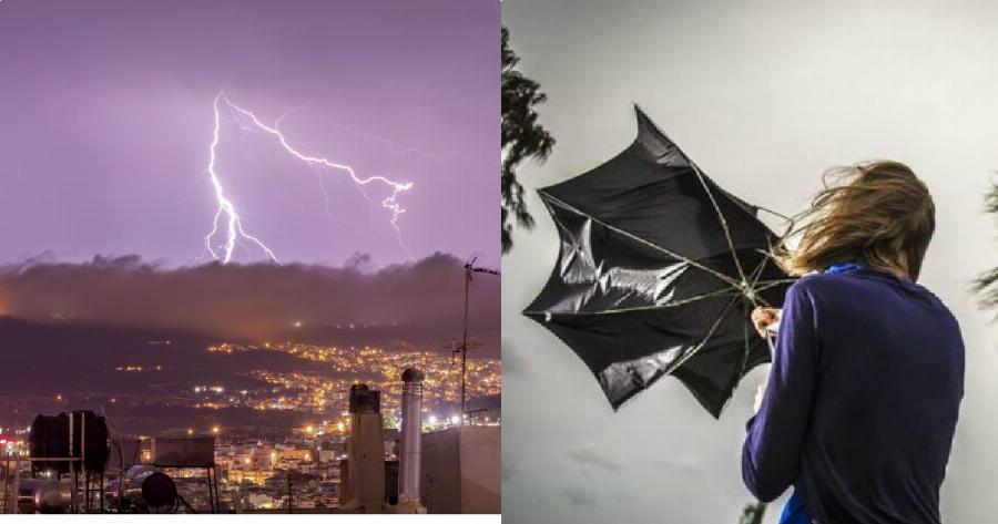 Δεκαπενταύγουστος καιρός: Στις παρακάτω περιοχές θα χτυπήσει η κακοκαιρία τις επόμενες ώρες με χαλάζι και βροχές