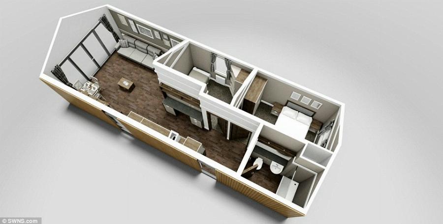 Έχει 2 δωμάτια και σαλόνι, κοστίζει λιγότερο από 50.000 ευρώ και το απίστευτό είναι ότι το στήνεις και μετακομίζεις την ίδια μέρα