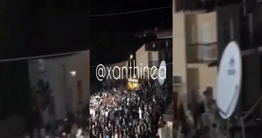 Ξάνθη: Έντονος συνωστισμός σε υπαίθρια γλέντια παρά τα μέτρα – Τι δείχνουν τα βίντεο