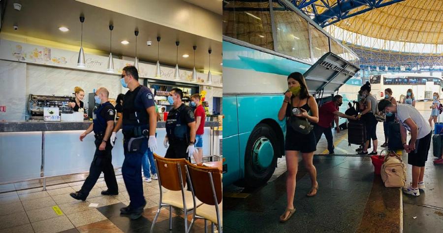 ΚΤΕΛ Μακεδονία: Αιφνιδιαστικός έλεγχος της Αστυνομίας μέσα στα ΚΤΕΛ – Έψαχναν για μάσκες