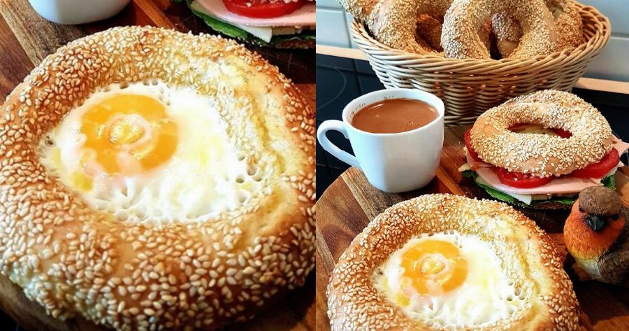 Κουλούρι Θεσσαλονίκης με αυγό: Φτιάξτε το στο τηγάνι σε λίγα λεπτά – Κατάλληλο για κολατσιό