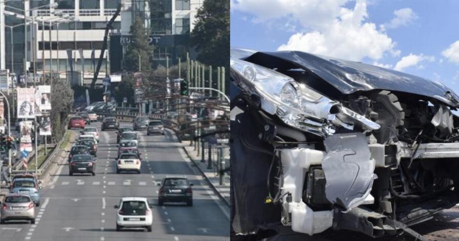 Λεωφόρος Κηφισιάς τροχαίο: Μποτιλιάρισμα στο ρεύμα προς Αθήνα