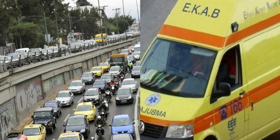 Λεωφόρος Κηφισιάς τροχαίο: Μποτιλιάρισμα στο ρεύμα προς Αθήνα
