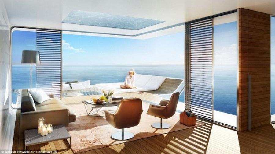 Πλωτή βίλα: Απόλυτη χλιδή, μπαίνει στο νερό, την μεταφέρεις όπου θες, και έχει μαγικές υποβρύχιες κρεβατοκάμαρες