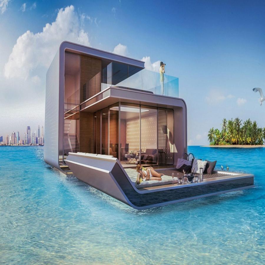 Πλωτή βίλα: Απόλυτη χλιδή, μπαίνει στο νερό, την μεταφέρεις όπου θες, και έχει μαγικές υποβρύχιες κρεβατοκάμαρες