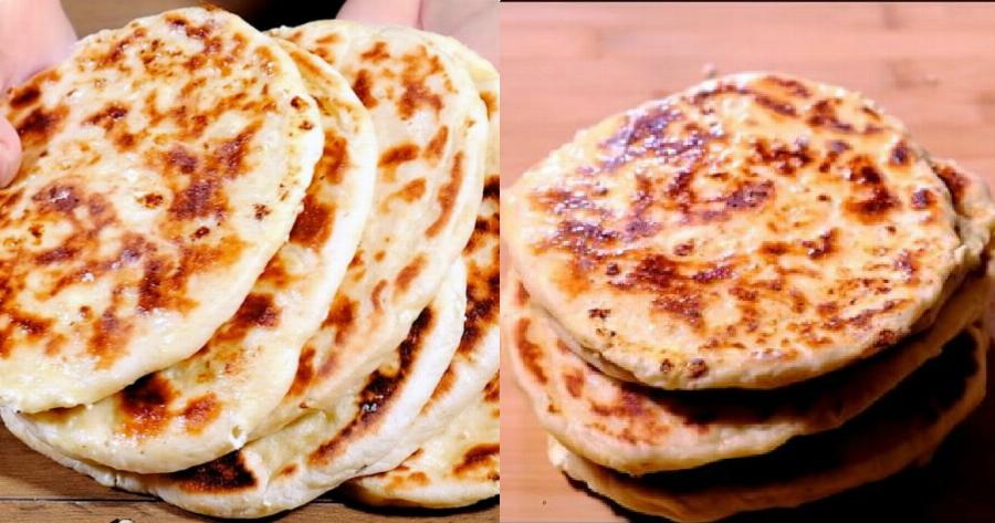 Τηγανιτή τυρόπιτα χωρίς λάδι και αυγά, έτοιμη σε λίγα λεπτά