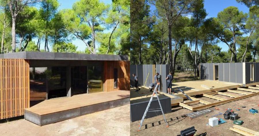 Πρωτοποριακό σπίτι: Εταιρεία κατασκεύασε φθηνό σπίτι που το συναρμολογείς σε 4 μέρες με ένα ηλεκτρικό κατσαβίδι